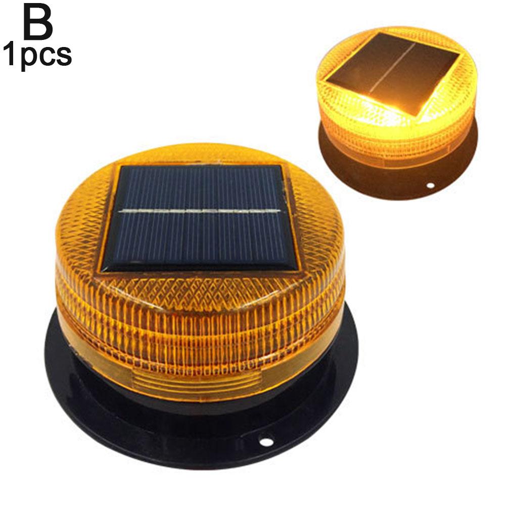 Solar Magnetic Warning Light Car Truck Vehicle Wireless Strobe Beacon Flashlight Emergency Signal Night Sensor Flashing