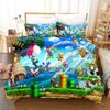 Super Mario Duvet Cover Set Comfortable and Warm Bedding Set for Decorating Your Bedroom and Enhancing Home Life for Teens Gifts