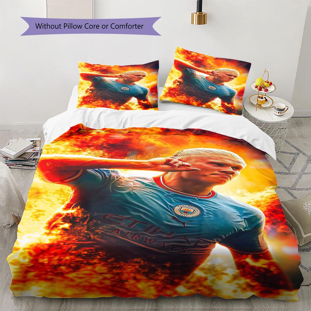 Vinicius Jr. Rise Bedding Quilt Set Quilt Cover Pillowcase Home Decoration Birthday Gift (1 * duvet cover + 2 * pillowcase, without core)
