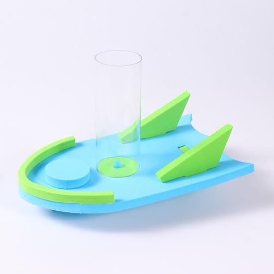 1 Набор DIY Игрушка-лодка на водной тяге, Сделай сам, EVA-пазл ручной работы, Корабль на гидроэнергии, Конструкторские поделки, Дети, Студенты, STEM
