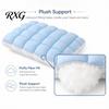 Soft Microfiber Pillows for Side Sleepers Cooling Quilted Puff Pillow, Cloud-Like Bed Down Alternative Comfortable Hypoallergenic Sleeping Pillow