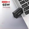 ThinkPad Быстрое зарядное устройство Thinkplus 65W GaN с 3 портами