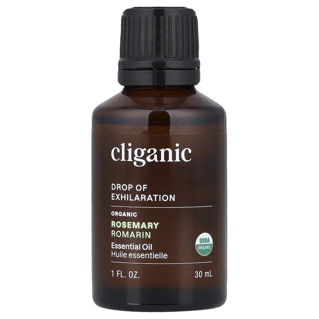 Cliganic Organic Rosemary Essential Oil, 30ml (1 Fl Oz)