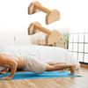 2 Pieces Pushup Bars Fitness Portable Planks Calisthenics Wood Parallettes Push Up Stands for Home