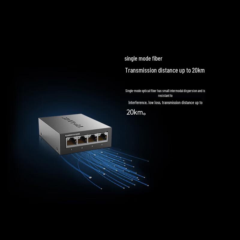 TP-LINK 100M Single-Mode Single-Fiber Optic Transceiver AB Set
