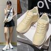 Ins Korean Version of the New Forrest Gump Shoes Women's 2025 Spring Student Sports Running Shoes Casual Shoes Platform Height Increase K2511