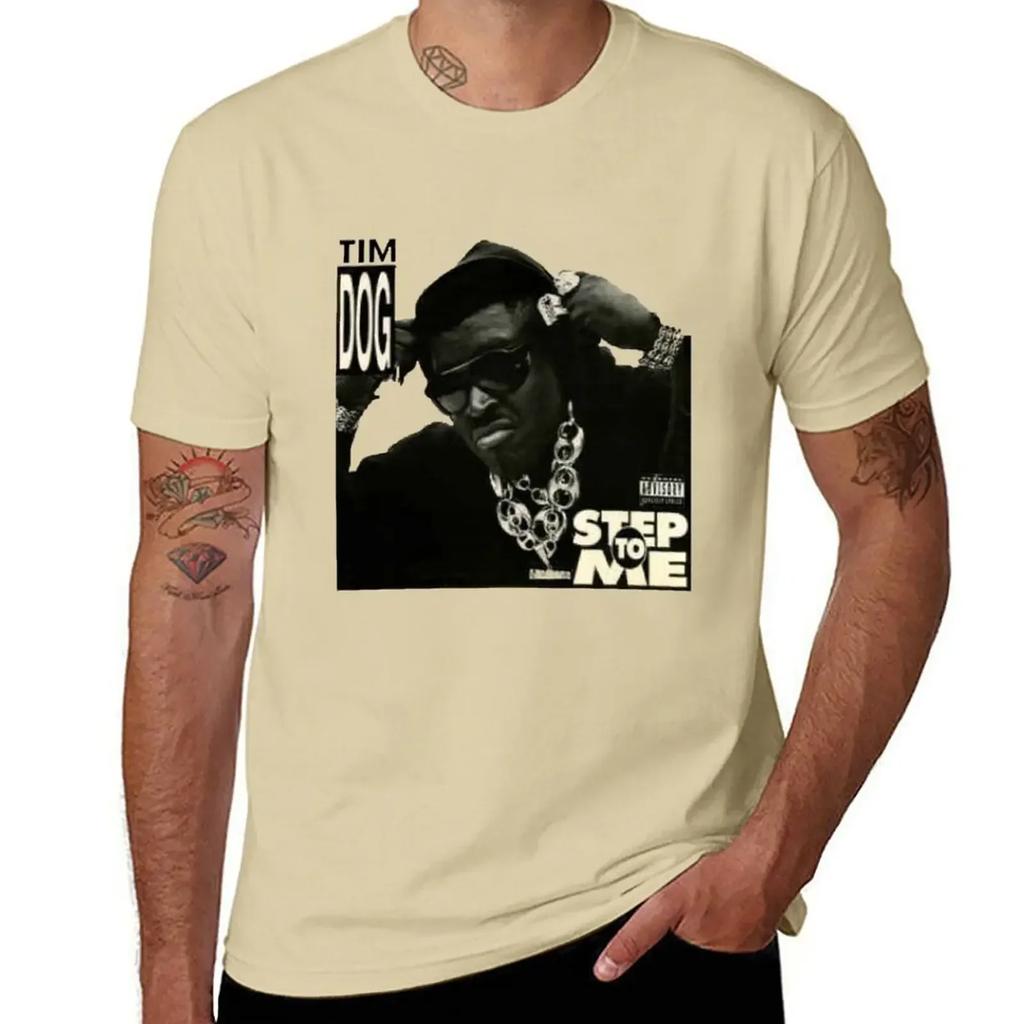Tim Dog Step To Me Hip Hop 1991 Rap Tshirt Oversizeds Anime Clothes Graphics Unisexs Vintage T Shirts