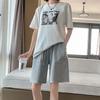 Женские летние шорты тонкие с высокой посадкой свободные облегающие в корейском стиле спортивные повседневные с широкими штанинами длиной до колена повседневные шорты для бега