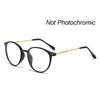Women'S Fashion Photochromic Myopia Glasses Unisex Ultralight Anti-Uv Near Sight Eyeglasses Men Ladies Vintage Round Eyewear