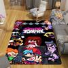 Friday Night Funkin' Rug Floor Mat for Living Room or Bedroom Soft and Comfortable Carpet a Gift for Birthday and Holiday.