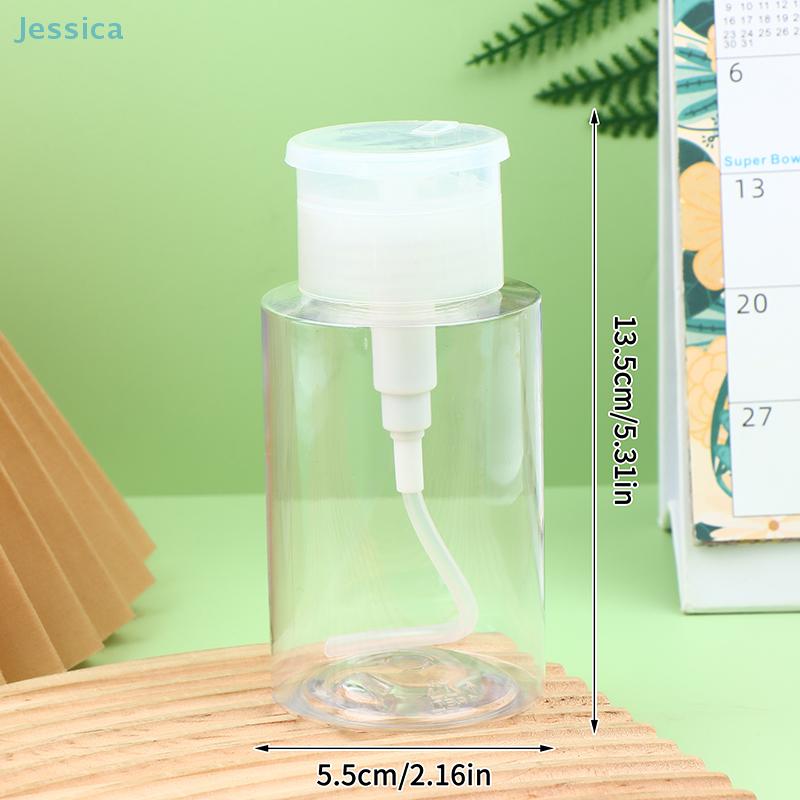 100150200300Ml Empty Press Pump Bottle Dispenser Liquid Container Refillable Remover Cleaner Polish Makeup Manicure Tool