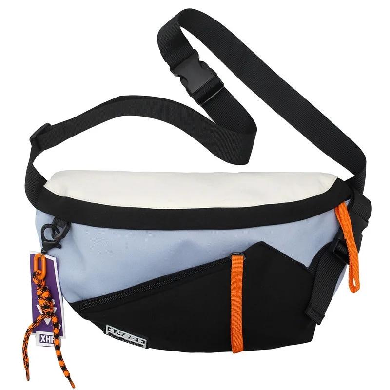 Man Chest Rig Bag Women Fanny Pack Streetwear Chest Bags Multi-function Unisex Nylon Hip Hop Waist Bag