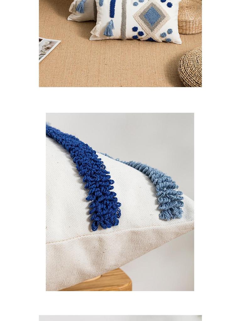 Наволочка из богемского бархата с вышивкой в виде бриллиантов для декора отеля и спальни