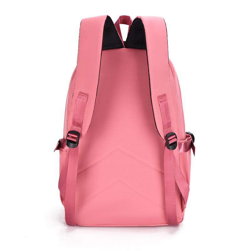 Однотонный рюкзак для школьников, рюкзак для девочек, большой емкости