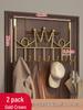 Door-Mounted Hook & Storage Rack for Clothes, Coats, and More