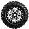 1/10 RC Off-Road Wild Bull 88mm African Lion Tires with 1.9 Six-Star Wheels
