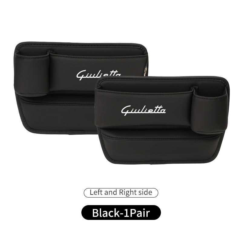 Car Seat Gap Storage Box Car Central Console Side Organizer Boxs For Alfa Romeo 159 Giulietta 156 147 Giulia Mito GT Stelvio