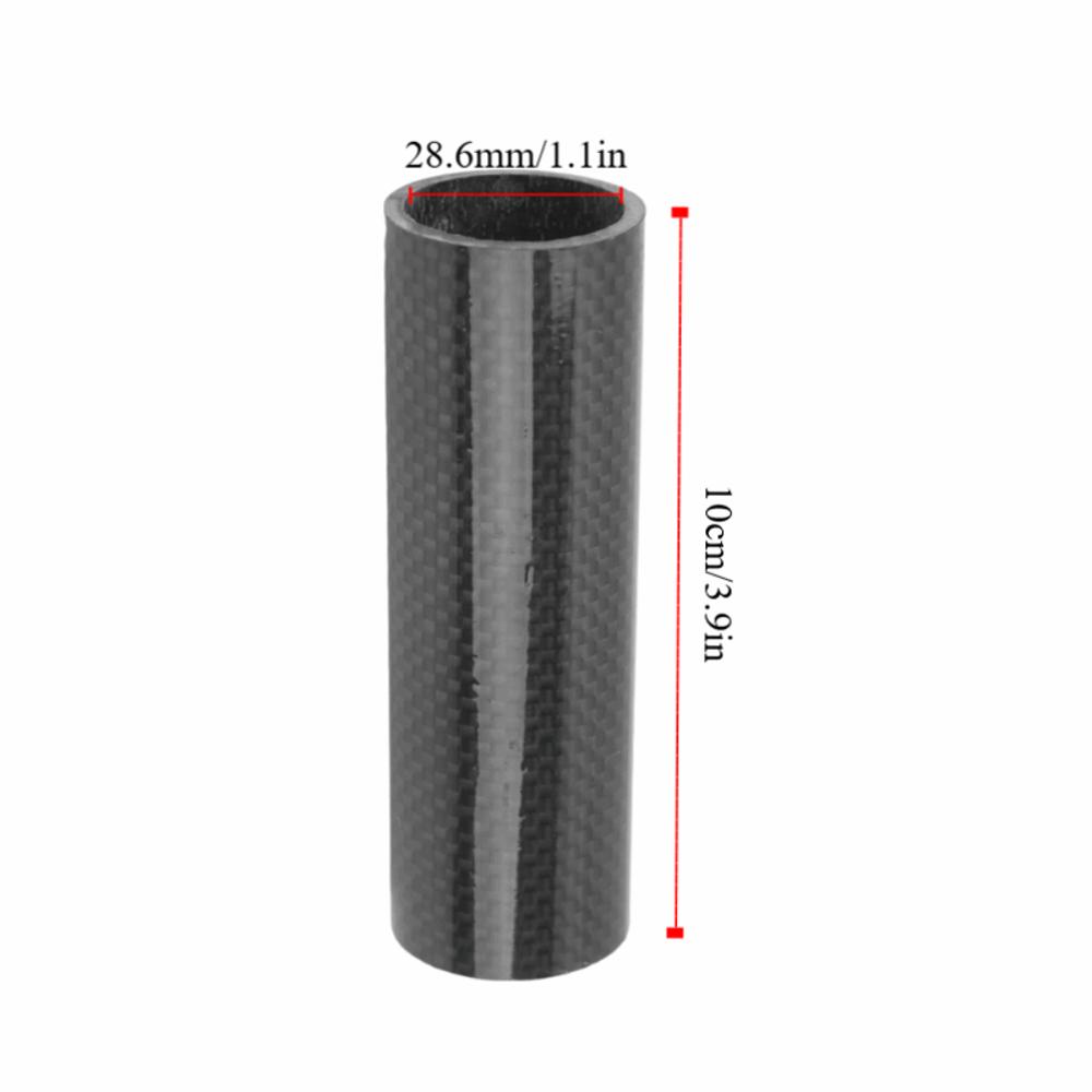 3K Carbon Fibre Bike Fork Washer 10cm Length Bike Stem Spacer Bike Accessories
