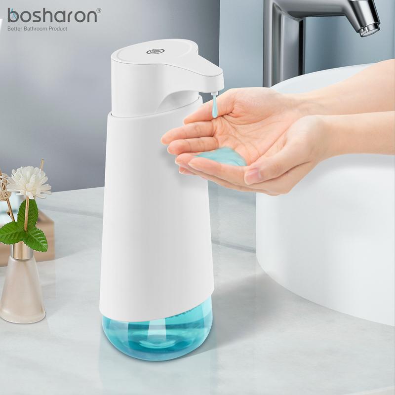 Automatic Rechargeable Electric Tabletop Auto Dish Liquid Soap Dispenser Sensor Foaming Smart Touchless for Kitchen Bathroom