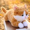 Обнимать ребенка симуляция лежащего кота подушка-плед котенок кукла плюшевая игрушка спящая обнимающая кукла подарок на день рождения для девочки