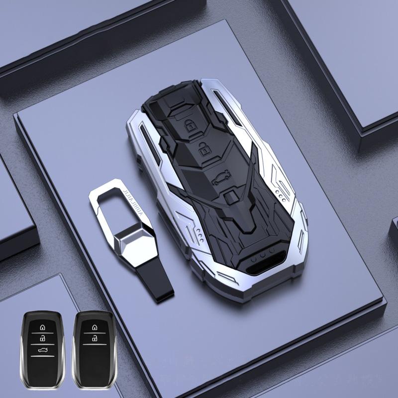 Новый чехол-брелок для ключа автомобиля для Toyota Prius Camry Corolla C-Hr Chr Rav4 Prado Защитный корпус ключа Автоаксессуары