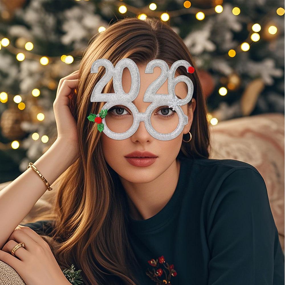 New Headband Kids Adult Glitter Hair Accessories Funny Glasses Po Props Christmas Decoration New Gifts