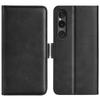 For Sony Xperia 1 VI Case Wallet Flip Folio Leather Cell Phone Cover Dual Magnetic Clasp