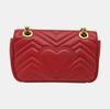 [Pre-Owned] Gucci GG Marmont Matelassé Mini Bag 'Red' - Good #8USYAQ