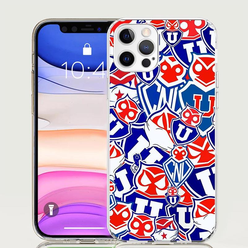 Чехол для телефона с логотипом университета De Chile U для iPhone 17 Air 16 15 Plus 11 14 Pro Max 13 Mini 12 7 8 + SE Узорное Искусство Индивидуальная Крышка
