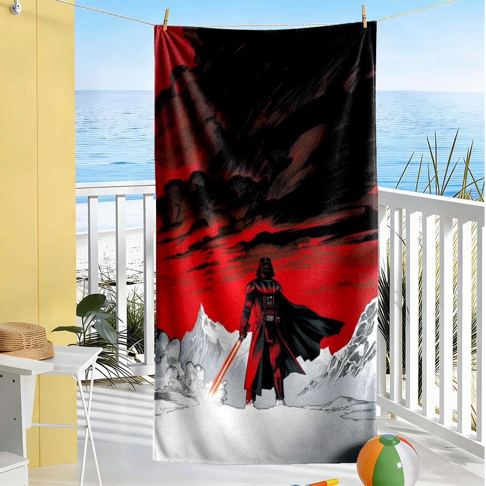 Star Wars Beach Towel Soft Durable Quick-Dry Comfortable Lightweight Portable for Swimming,Beach,Camping, Travel, Beach Accessories,Gym