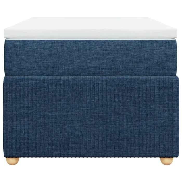 Maison Exclusive - Sommier à lattes de lit avec matelas Bleu 100x200 cm Tissu