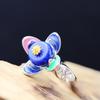 Серебро 925 пробы с открывающимся кольцом из натурального лазурита Серебро Cloisonne, восстанавливающее древние способы, которыми женщины бросали курить