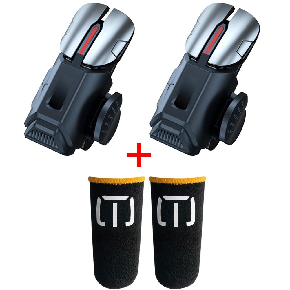 G21 Mobile Phone Game Trigger Gamepad Joystick 6-Finger Aim Shooting L1 R1 Key Button For Phone Android For PUBG Game Controller