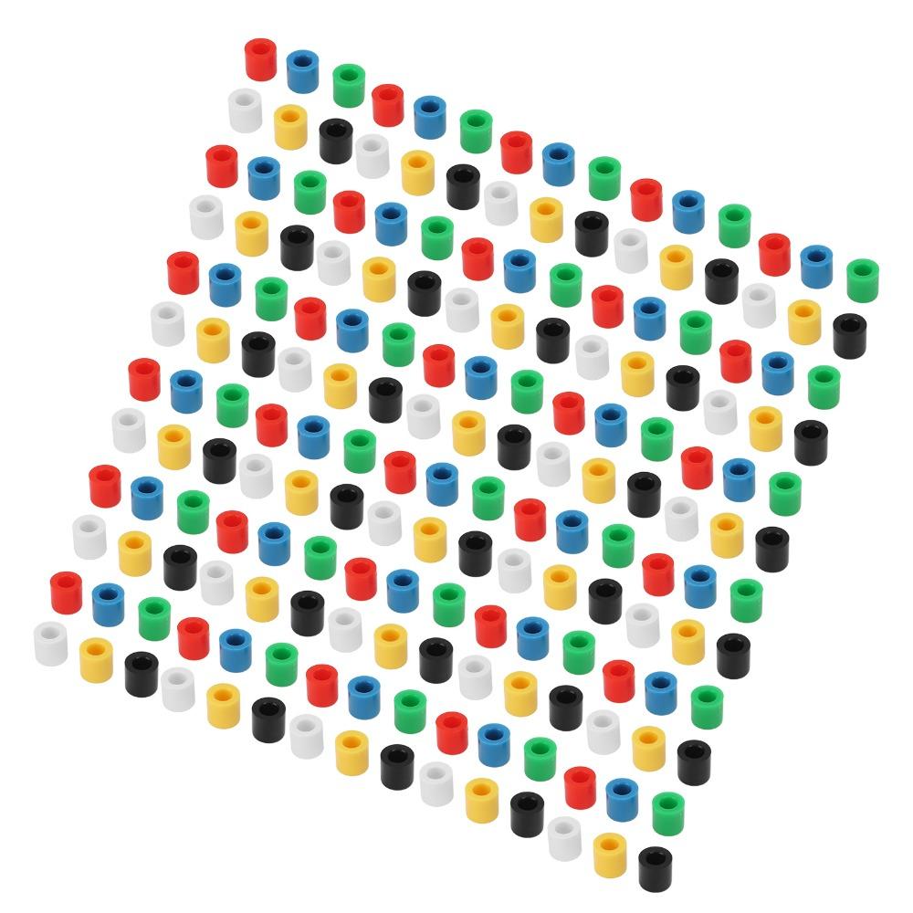 180PCS Round Shape Tact Switch Push Button Hat Tactile Push Button Switch Switch Replacement