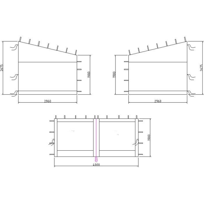 Rideaux pour Pergola - QUICK STAR - 3x4m - Anthracite - 100% Polyester - Protection de la vie privée