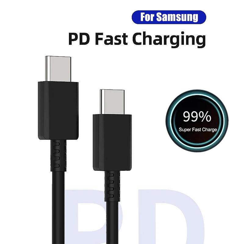 5A PD 45W Dual USB C сверхбыстрый кабель для зарядки для Samsung S22 S23 S24 Plus Note 20 Ultra A53 A54 A55 кабель для быстрой зарядки и передачи данных 2 м