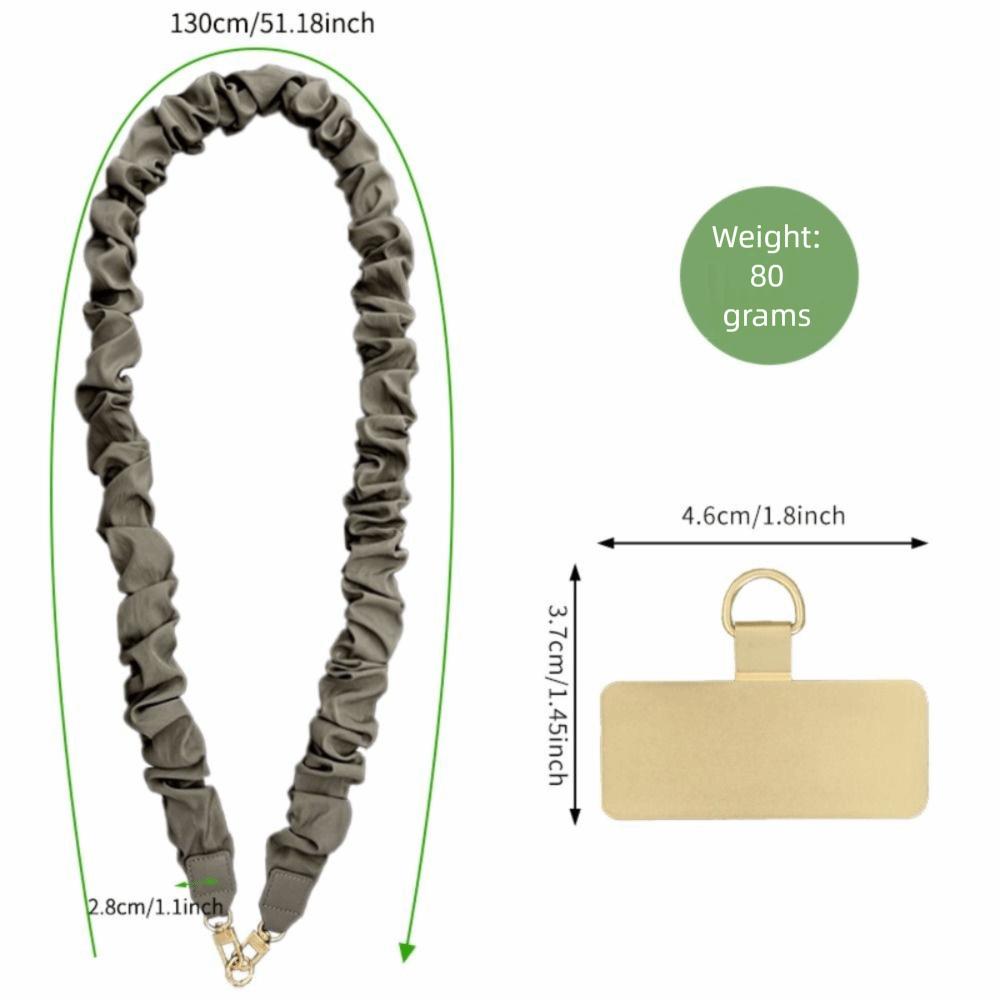Solid Color Handbag Wide Colored Straps Hanging Handbag Belt Portable Hanging Cord for Unisex