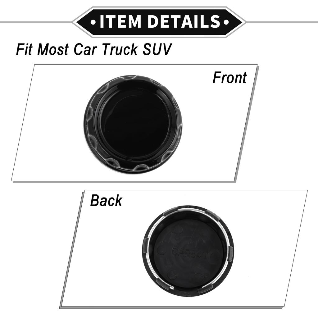 VekAuto Колпак ступицы колеса 60 мм 2,36 дюйма наружный диаметр Центральная крышка ступицы для автомобиля грузовика