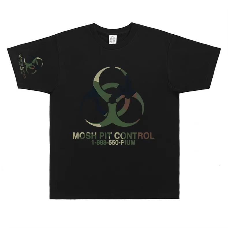 Летняя Модная Трендовая Футболка Homixide Gang Mosh Pit Control Футболка Мужская Женская Винтажный Топ Playboi Carti Opium Мерч Футболка HXG Футболки