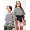 Kids Airism CoTTon STripe Crewneck T