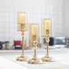Dinner Decor Tealight Candle Base Glass Table Candle Stand Candle Holders European Candlestick