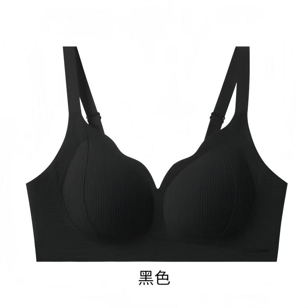Light and warm abrasion, pull non-marking underwear, women's small breasts gather without steel rings, close sub-breasts, anti-sagging soft support