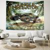 Truck Print Tapestry, Backdrop, Easy Setup, Ideal for Bedroom, Office & Living Room, with Aesthetic Wall Hanging Decor.