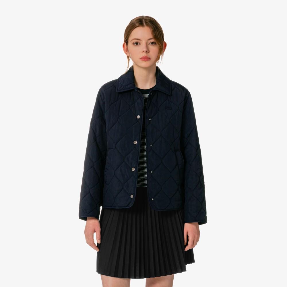 [lacoste] Women's Quilted Pattern Padded Jumper BF265E-56GHDE