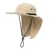 2025 Unisex Sun Hat Outdoor UPF50+ Moisture Wicking Fast Dry Mesh Wide Brim Custom Logo Blank Bucket Hat for Fishing Casual Use