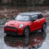 1:24  MINI COOPER S F56 2021 Роскошный Компактный Спортивный Хэтчбек Литой Металлический Модель Автомобиля Звук и Свет Украшения Игрушки Коллекции