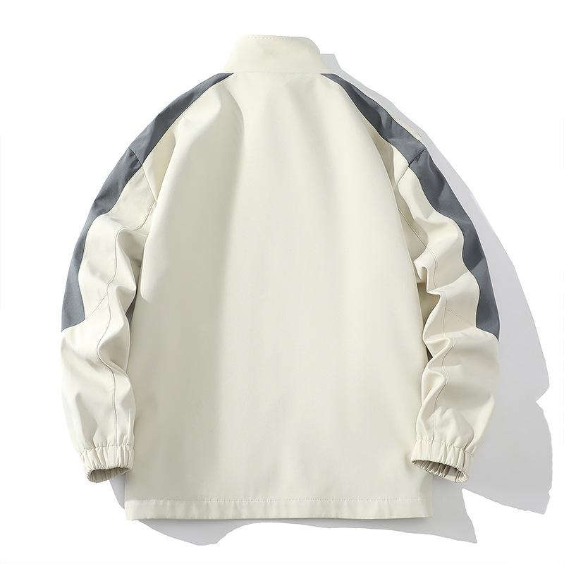 Мужская весенне-осенняя новая повседневная спортивная куртка, корейская версия тренда, трехполюсный комплект из двух предметов