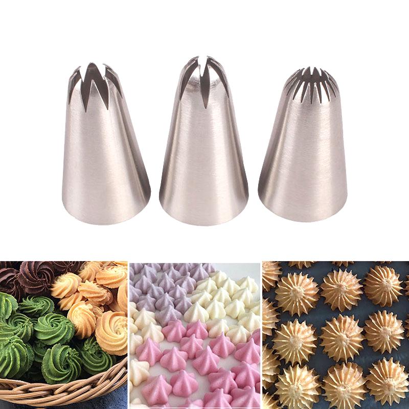 3шт крем торт глазурь трубопроводы кекс насадки кондитерские советы помадка торт декор