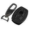 Black 2 Buttons PU Leather Remote Key Fob Case Cover Fit for Mercedes Benz A B C E G Class CLA CLS GLA GLC GLE