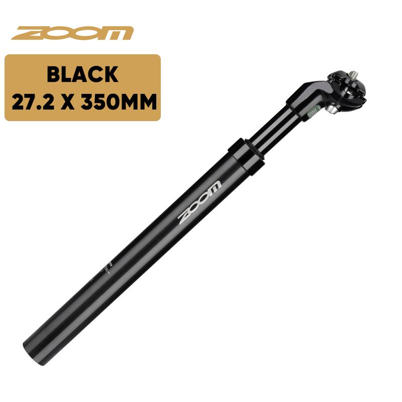 ZOOM Подседельный штырь с амортизатором для велосипеда 27.2/31.6/28.6/30.4/30.8/33.9мм Амортизирующий подседельный штырь для MTB 350мм Амортизатор Подседельный штырь Велосипедные запчасти